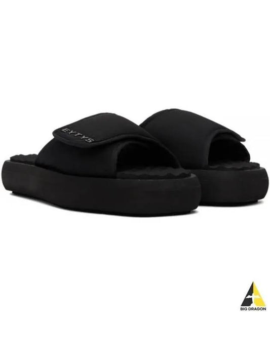 24 Alessa Nylon Black F311003 Slippers - EYTYS - BALAAN 1