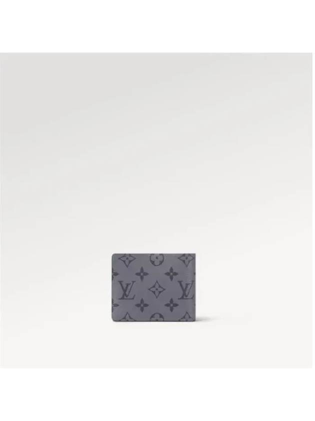 Monogram Eclipse Reverse Slender Half Wallet Grey - LOUIS VUITTON - BALAAN 6