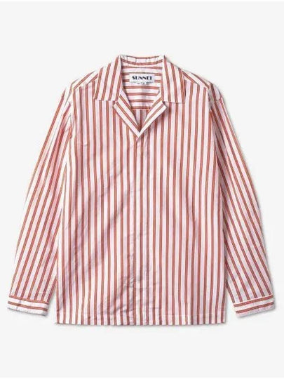 Poly Silk Stripe Shirt OFFWHITE Off White Red CRTWMSHR014NYL0227503 - SUNNEI - BALAAN 2