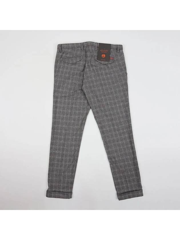 Tattersall Check Wool Blend Capra Pants PT186 - IKALOOOK - BALAAN 3