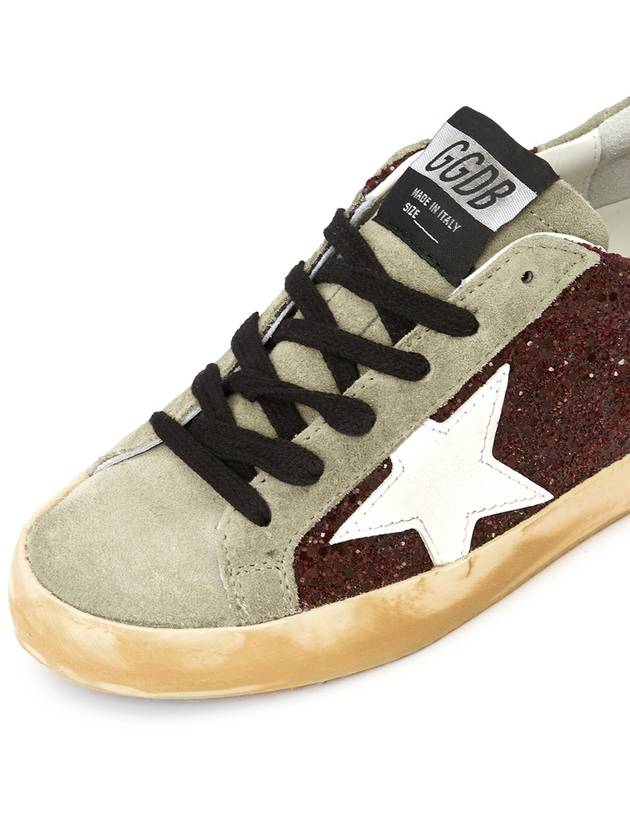 Superstar Clitter Low Top Sneakers Bordeaux - GOLDEN GOOSE - BALAAN 9