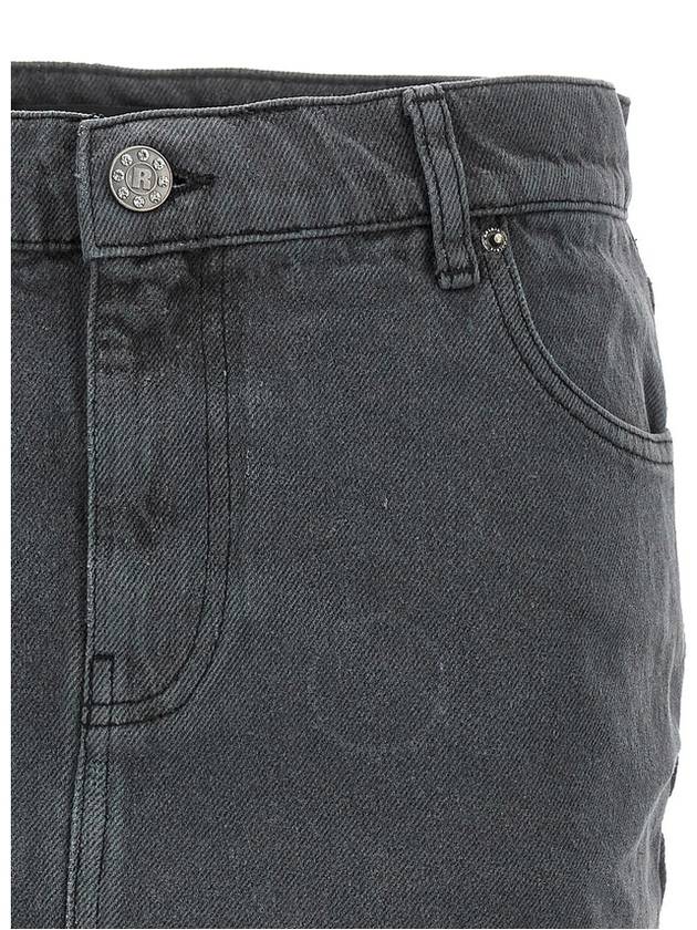 Rotate Quiet Shade Mini Denim Skirt, Brand Size 34 (US Size 0) - ROTATE - BALAAN 3