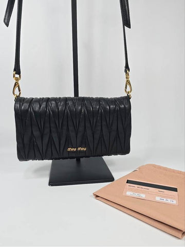 Matelasse logo shoulder bag - MIU MIU - BALAAN 1