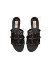 Rockstud cage leather sandals 4W0S0Q67TPZ 0NO - VALENTINO - BALAAN 4