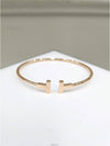 Lux You T wire bracelet 18K rose gold large - TIFFANY & CO. - BALAAN 1