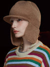 Wool knit trooper hat beige - UNALLOYED - BALAAN 2