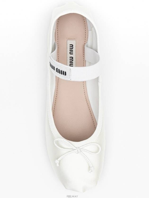 Satin Ballerinas White - MIU MIU - BALAAN 3