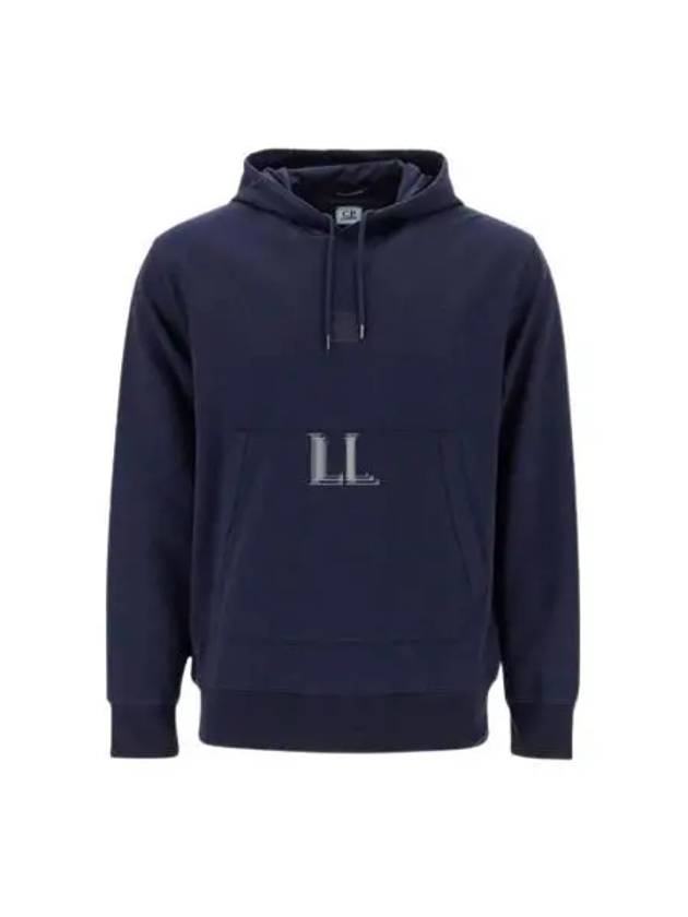 The Metropolis Series Stretch Fleece Hoodie Navy - CP COMPANY - BALAAN 2