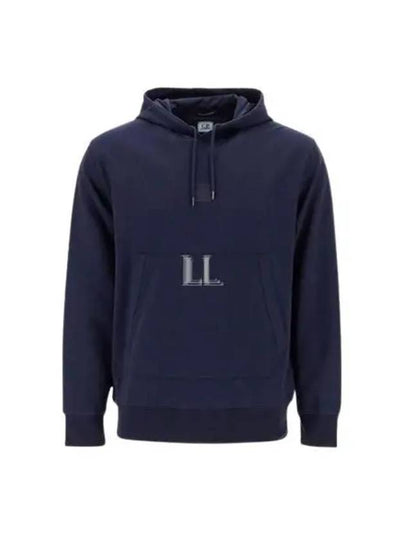 The Metropolis Series Stretch Fleece Hoodie Navy - CP COMPANY - BALAAN 2