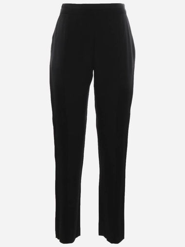 Agostin Straight Pants Black - MAX MARA - BALAAN 1