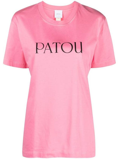 essential Patou logo-print cotton T-shirt - PATOU - BALAAN 1