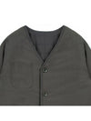 Welcome gate quilted jacket charcoal I5WJ03CH - IOEDLE - BALAAN 9