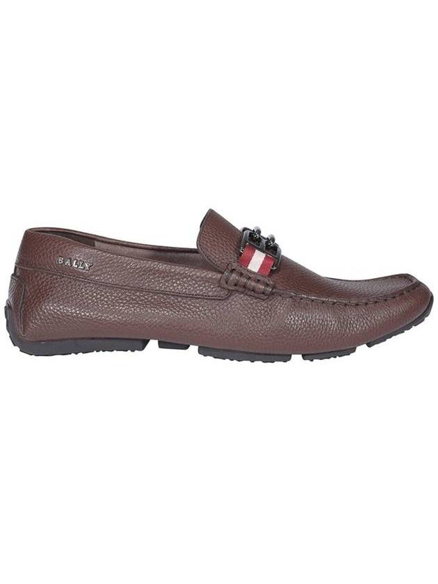 Pasal Penny With Buckle Loafers Brown - BALLY - BALAAN.