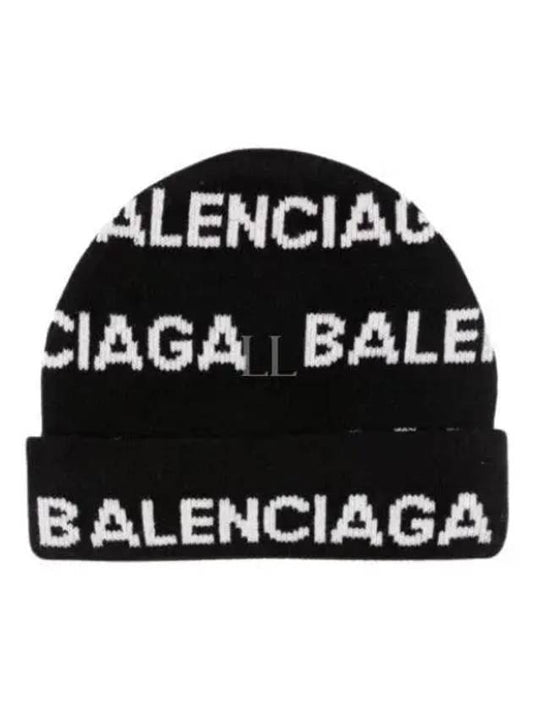 intarsia knit wool blend beanie 766459T1673 - BALENCIAGA - BALAAN 2