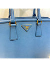 New level B2411M Saffiano Lux Papaya Tote and Shoulder Bag - PRADA - BALAAN 2