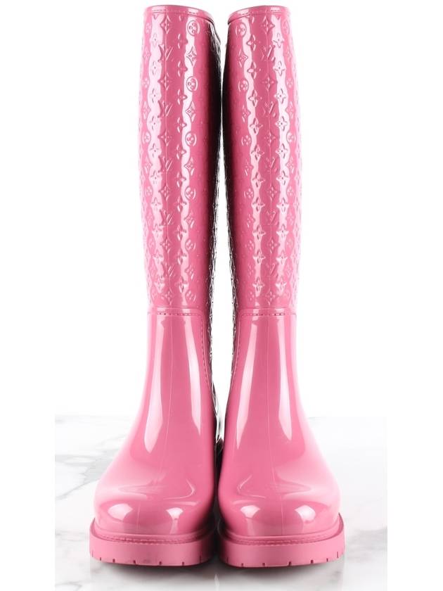 Glossy Rain Boots 36 Domestic 230 - LOUIS VUITTON - BALAAN 3