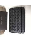 Intrecciato Leather Card Wallet Black - BOTTEGA VENETA - BALAAN 7