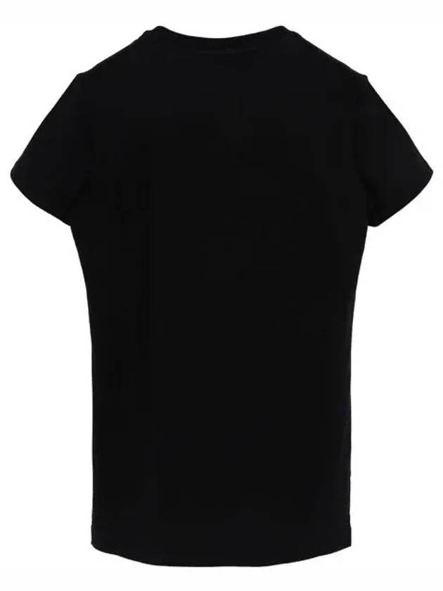 Embroided ORB Peru Short Sleeve T-Shirt Black - VIVIENNE WESTWOOD - BALAAN 3