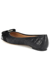 Varina Quilting Leather Ballet Flat Black - SALVATORE FERRAGAMO - BALAAN 6