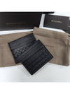 Intrecciato Weaving Card Wallet Black - BOTTEGA VENETA - BALAAN 8