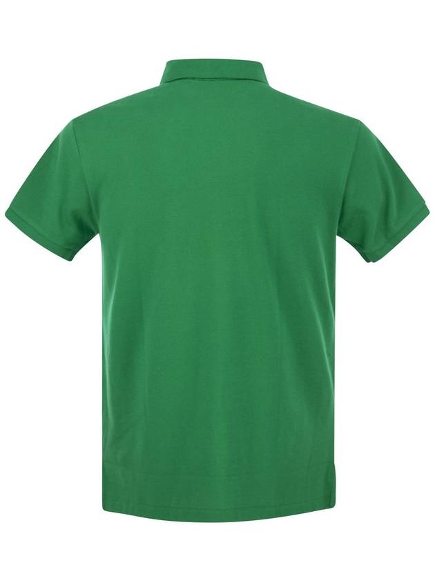 Men's Pony Slim Fit Short Sleeve Polo Shirt Green - POLO RALPH LAUREN - BALAAN 3