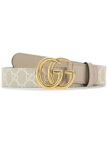 GG Marmont Supreme Belt Beige - GUCCI - BALAAN.