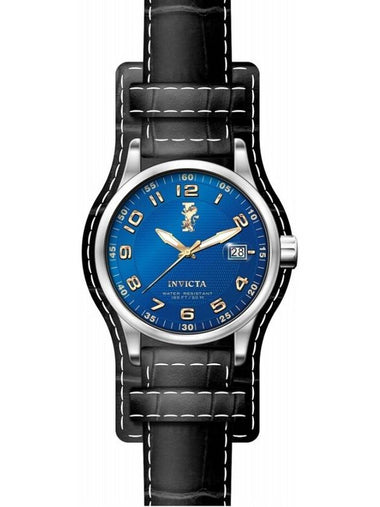 Invicta I-Force Blue Dial Stainless Steel Black Leather Calfskin Men's Watch 12972 - INVICTA - BALAAN 1