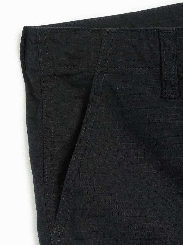 Regular Cargo Shorts Black - CARHARTT WIP - BALAAN 4