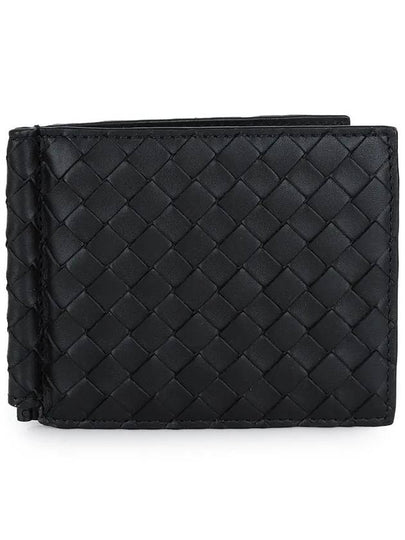 Intrecciato Money Clip Card Wallet Black - BOTTEGA VENETA - BALAAN 2