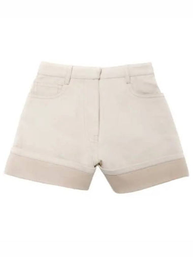 cotton denim shorts - PRADA - BALAAN 1