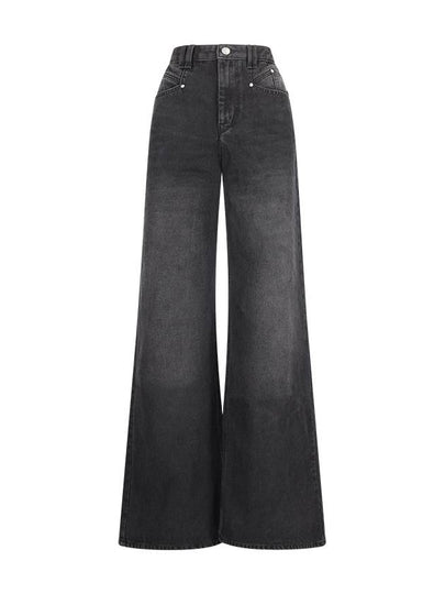 Lemony Wide Jeans Black - ISABEL MARANT - BALAAN 2