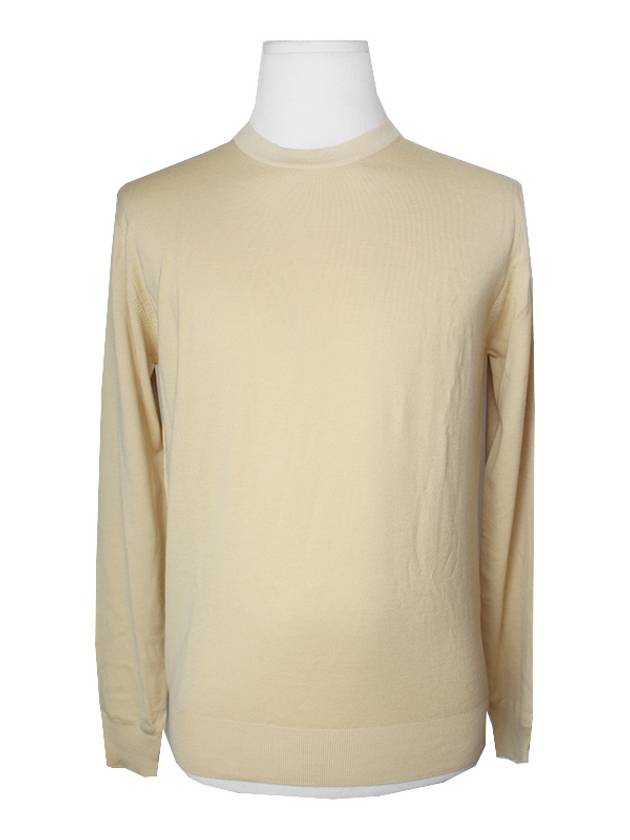 Pure wool vanilla men s knit top 90 - HERMES - BALAAN 1