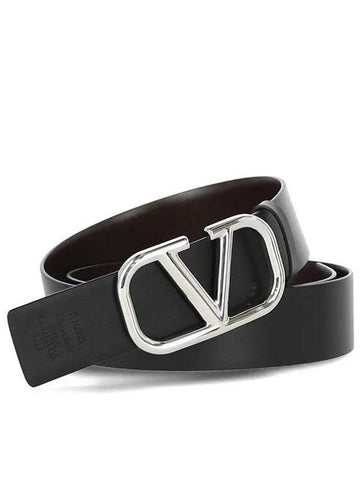 V logo double sided 4Y2T0Q87 SNP NM8 leather belt 1006342 - VALENTINO - BALAAN 1