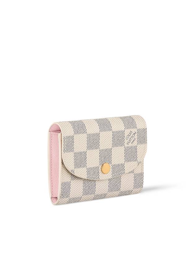 Rosalie Damier Azur Coin Purse Rose Ballerine - LOUIS VUITTON - BALAAN 4