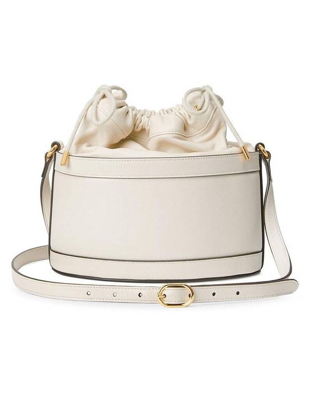 Women's 1955 Horsebit Small Bucket Bag White - GUCCI - BALAAN 3