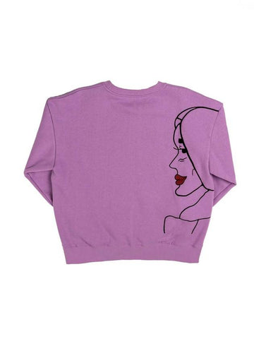 Hello Sweatshirt Purple - PLA.Y_P - BALAAN 1