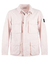 Men's Logo Applique Shell Field Jacket Light Pink - STONE ISLAND - BALAAN 1