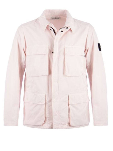 Logo Applique Shell Field Jacket Light Pink - STONE ISLAND - BALAAN 1