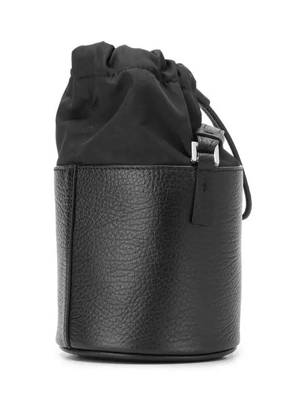 5AC Micro Number Logo Bucket Bag Black - MAISON MARGIELA - BALAAN 4