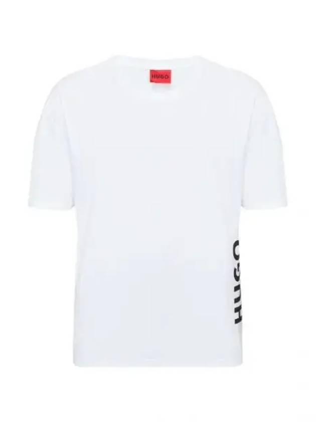 Relaxed Fit Short Sleeve T-Shirt White - HUGO BOSS - BALAAN 2