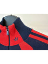 logo embroidered half zip sweater IR7128 - ADIDAS - BALAAN 3