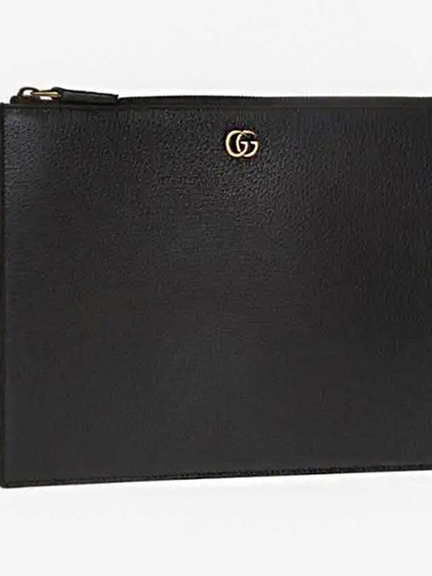 GG Marmont clutch bag black gold 547077 - GUCCI - BALAAN 3