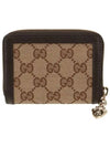 Luce Mini Zipper Half Wallet Beige - GUCCI - BALAAN 4