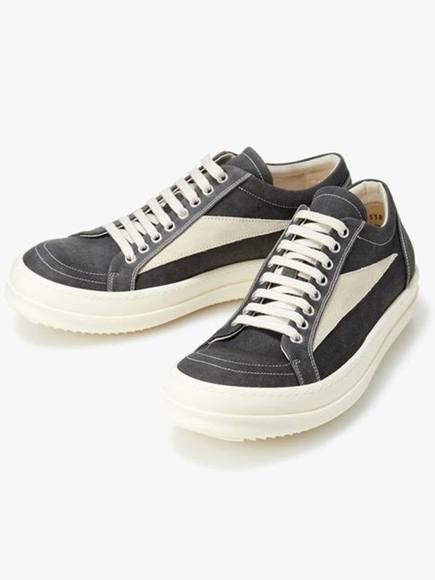 Rick Owens Dark Shadow Lido Vintage Sneakers Dust Milk DU01D1803 SCFLVS 7811 - RICK OWENS - BALAAN 3