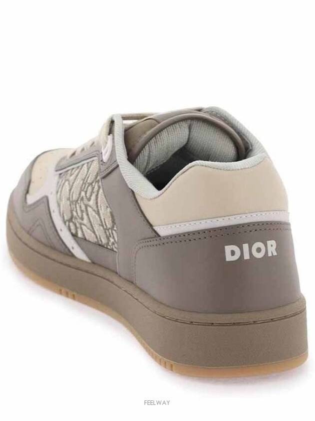 B27 Smooth Calfskin Low Top Sneakers Khaki Beige - DIOR - BALAAN 7