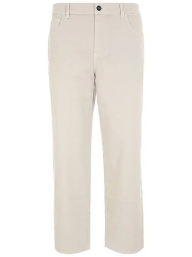 24SS UPKN040 K0703D 07 KNT Straight Cotton Beige Pants - KITON - BALAAN 1