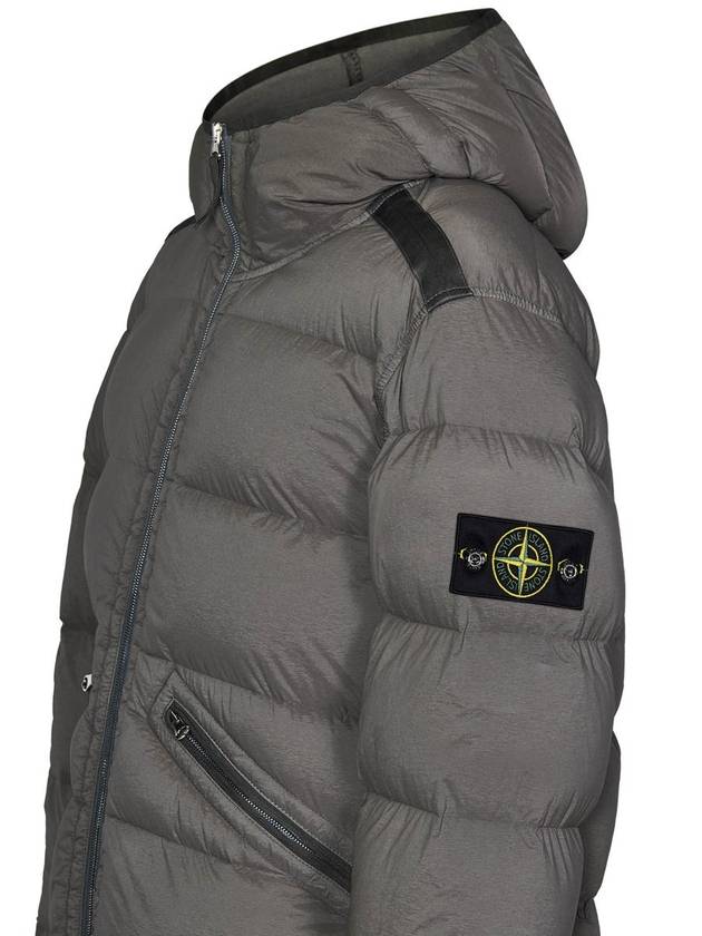 Seamless Tunnel Nylon Down Padding Brown - STONE ISLAND - BALAAN 4