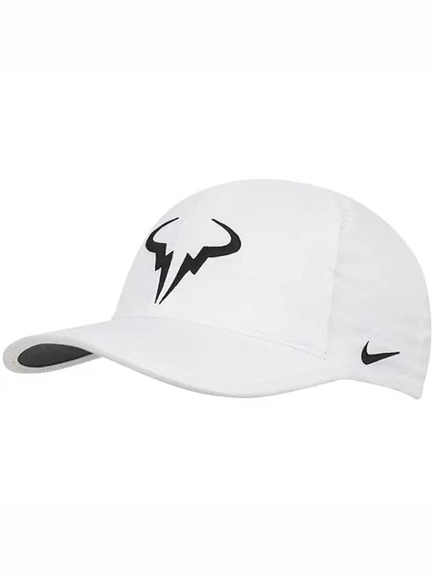 Dri-Fit Club Unstructured Rafa Ball Cap White - NIKE - BALAAN 3