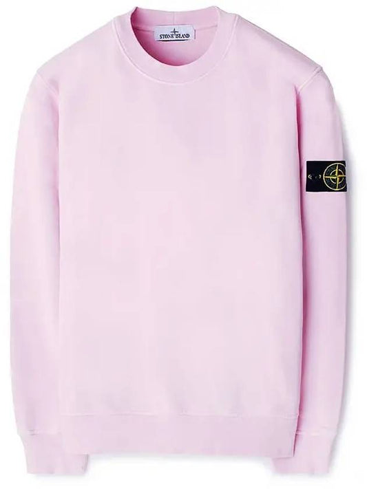 Wappen Patch Garment Dyed Sweatshirt Pink - STONE ISLAND - BALAAN 2