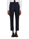 Super 120S Twill Classic Backstrap Trouser Pants Navy - THOM BROWNE - BALAAN 2